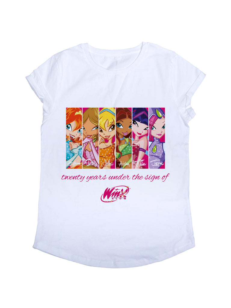 Twenty Years under the sign of Winx! Rolled sleeves T-shirt