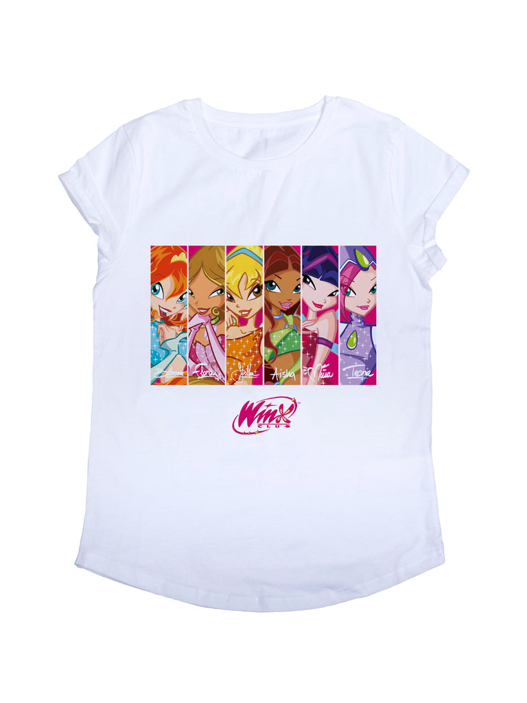 Under the sign of Winx! Rolled sleeves T-shirt