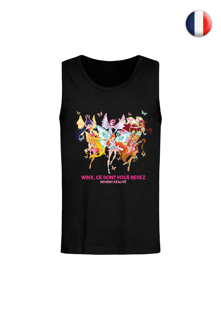 Say it in your language! Black Tank Top