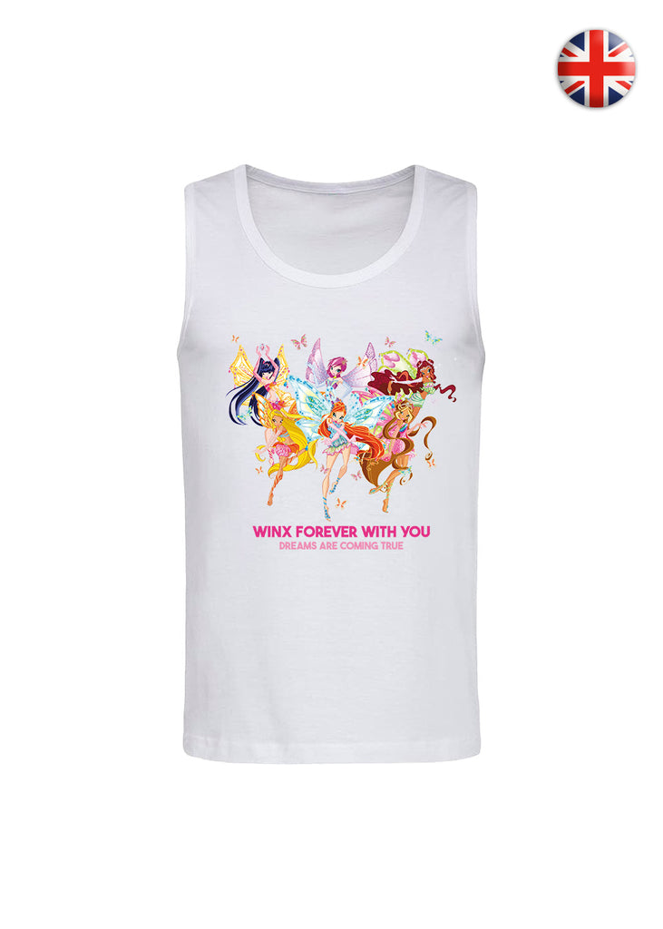 Say it in your language! White Tank Top