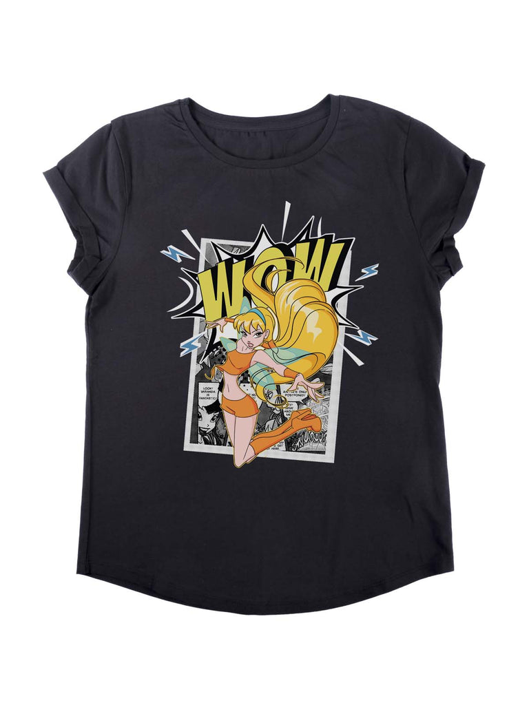 Stella ComiX pop Rolled sleeves T-shirt