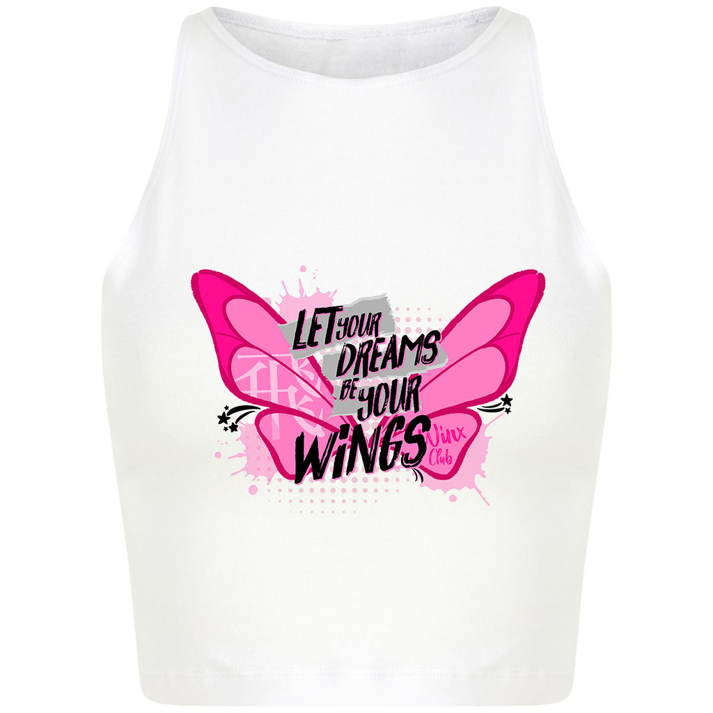 Let your Dreams be your Wings Cropped Top