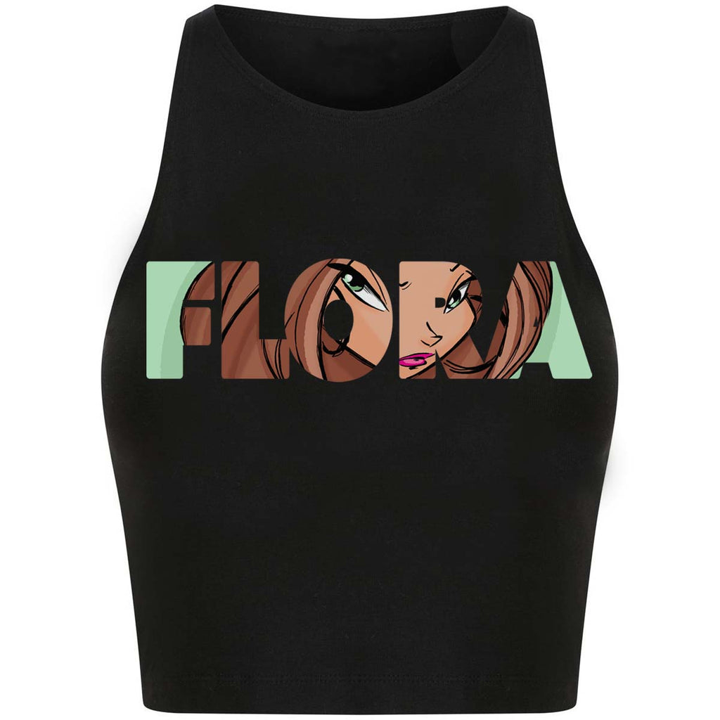 Say my name, Flora Cropped Top