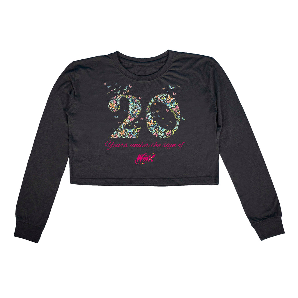 20 Years of Winx! Long Sleeved Cropped T-shirt