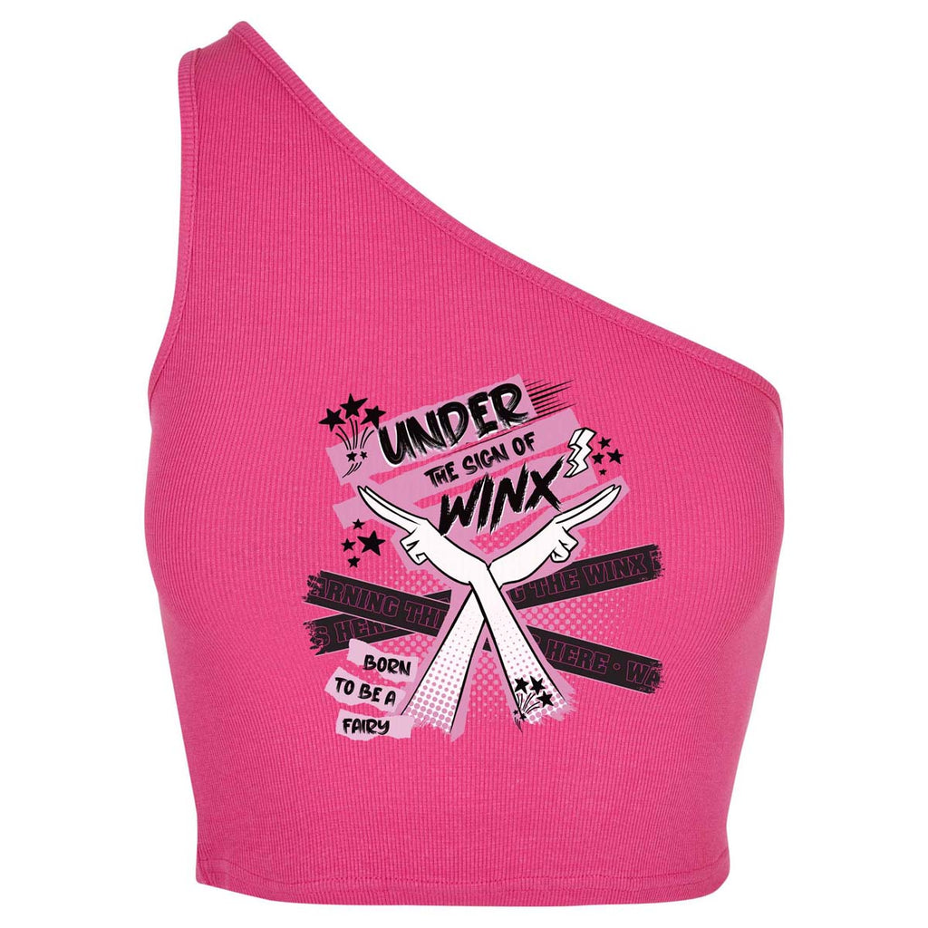 Under the sign of Winx Asymmetric Cropped Top