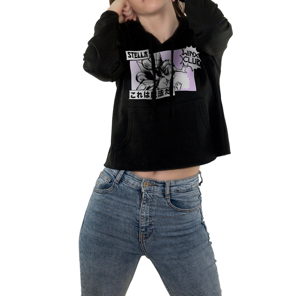 Shine Your Light! Cropped Hoodie
