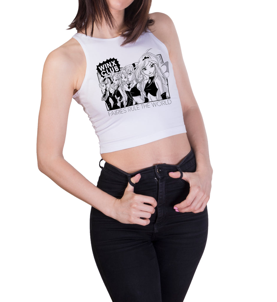 Fairies Rule The World! Cropped Top