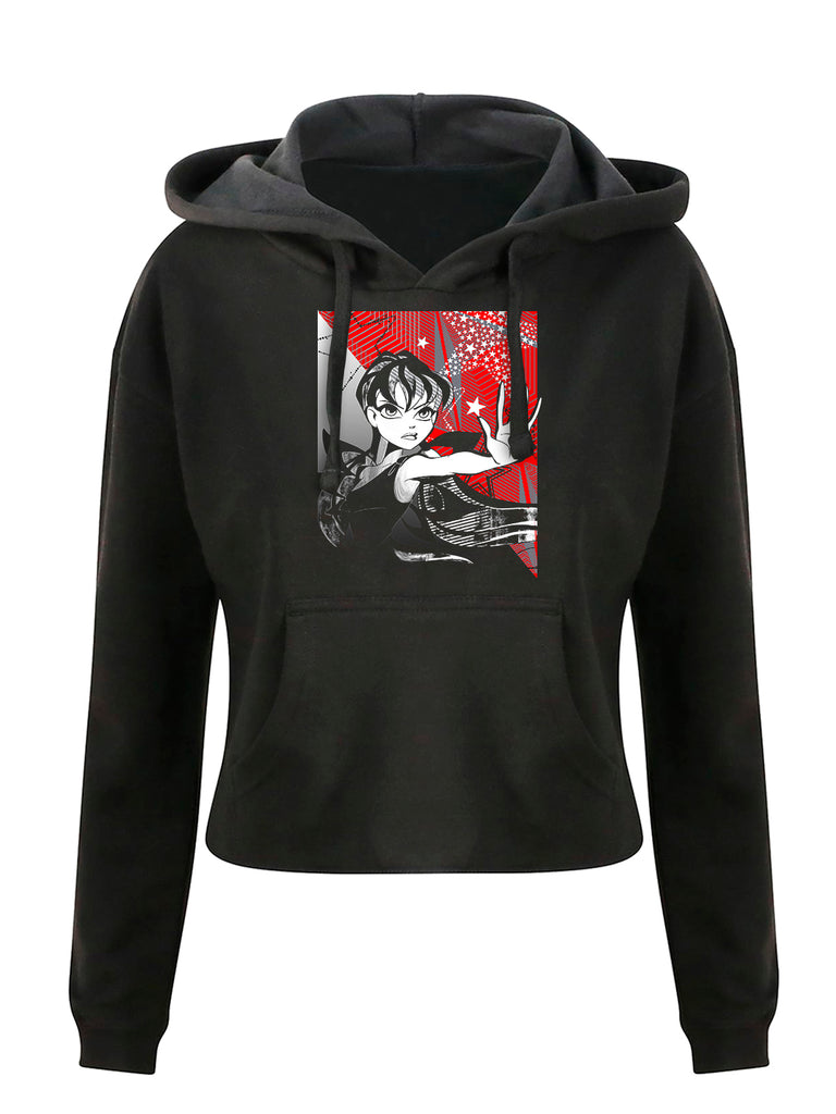 Among the stars Cropped Hoodie