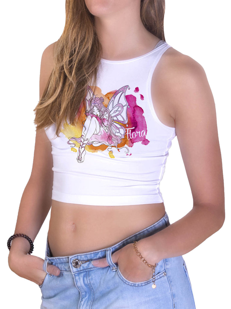 Shine bright Flora Cropped Top